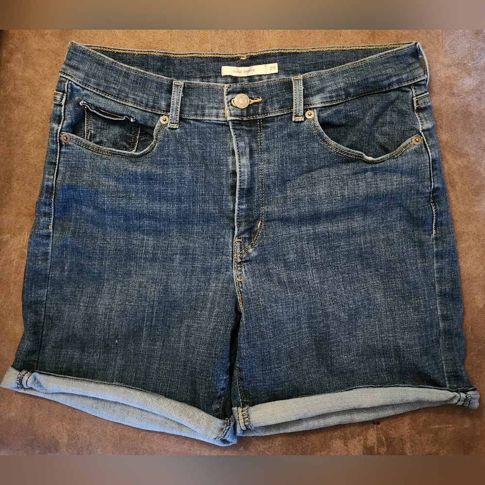 Levi's Classic Shorts, Blue Jean material, in a size W29.